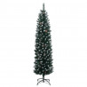 Sztuczna, smukła choinka, 150 lampek LED, 150 cm