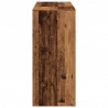 Stolik barowy z regałem, stare drewno, 124x46x103,5 cm