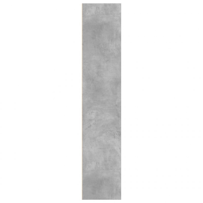 Regał na książki, szarość betonu, 60x30x152 cm