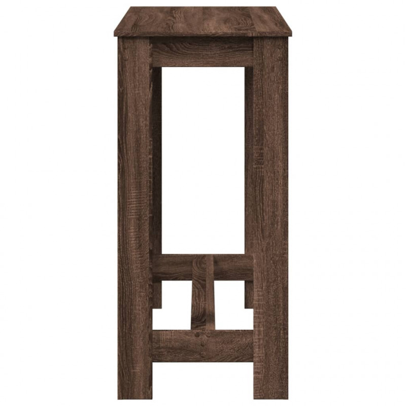 Stolik barowy, przydymiony dąb, 102x50x103,5 cm
