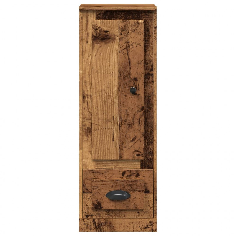 Szafka, stare drewno, 36x35,5x103,5 cm, materiał drewnopochodny