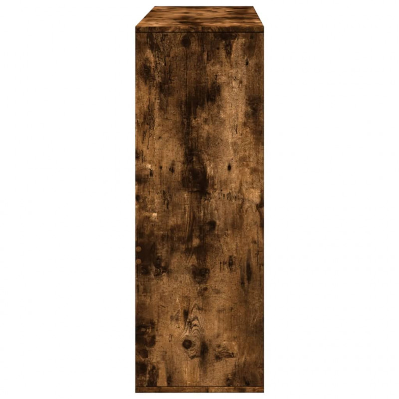 Regał na książki/przegroda, przydymiony dąb, 100x33x94,5 cm