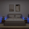 Szafki nocne z LED, 2 szt., stare drewno, 35x39x55 cm