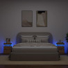 Szafki nocne z LED, 2 szt., dąb artisian, 35x39x55 cm