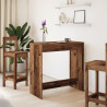 Stolik barowy, stare drewno, 102x50x103,5 cm