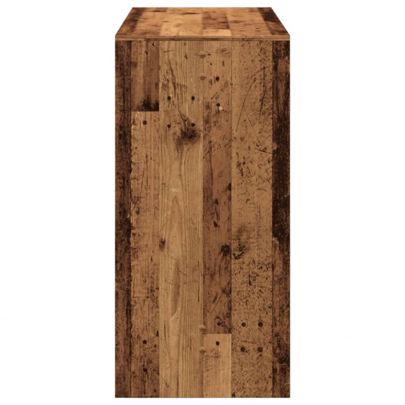 Stolik barowy, stare drewno, 102x50x103,5 cm