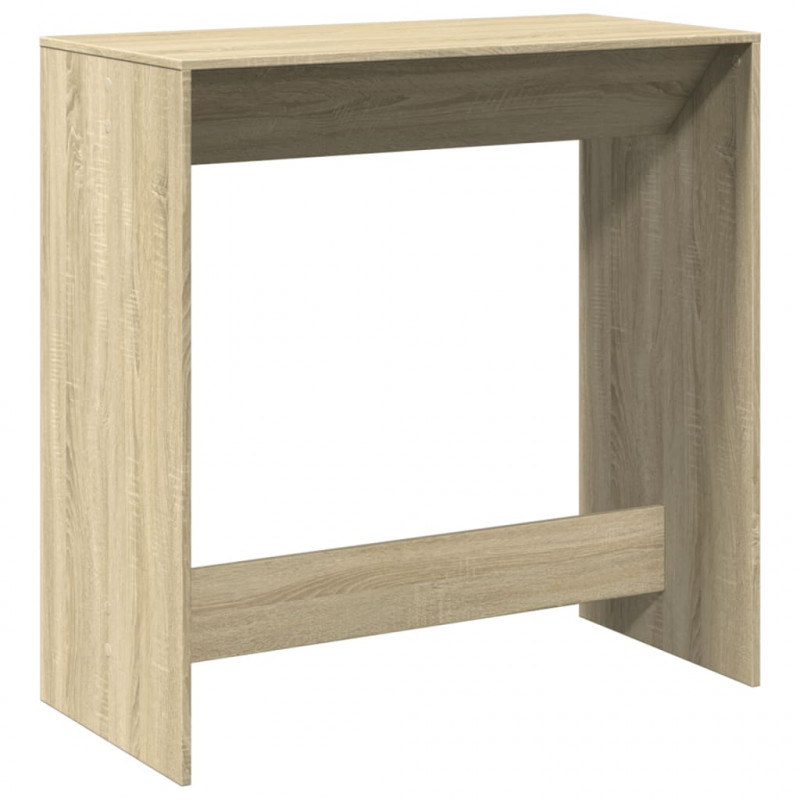 Stolik barowy, dąb sonoma, 102x50x103,5 cm