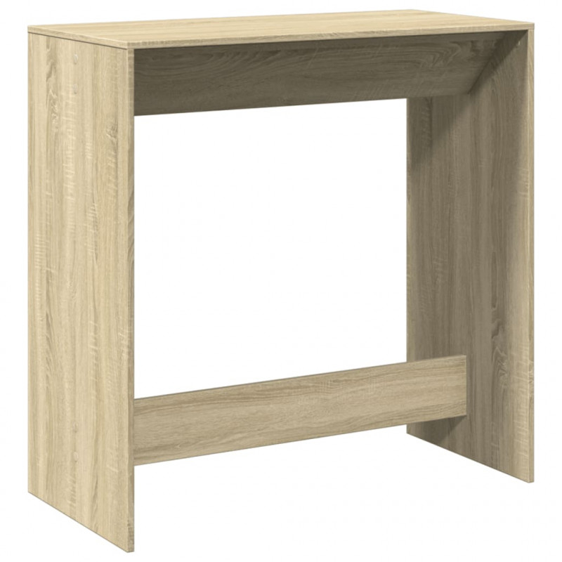 Stolik barowy, dąb sonoma, 102x50x103,5 cm