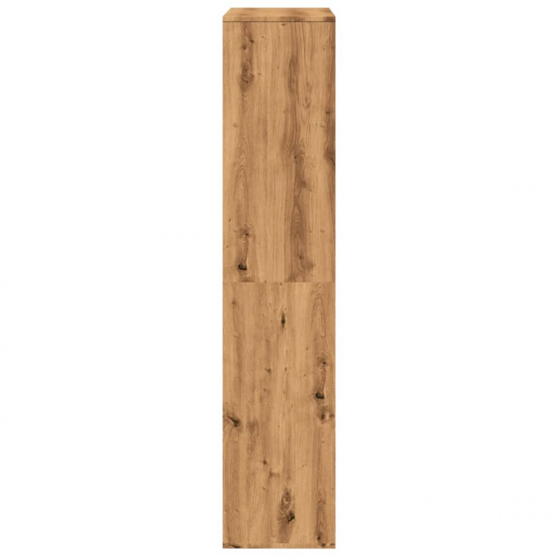 Regał, dąb artisian, 100x33x156,5 cm, materiał drewnopochodny