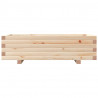Donica ogrodowa, 90x40x26,5 cm, lite drewno sosnowe
