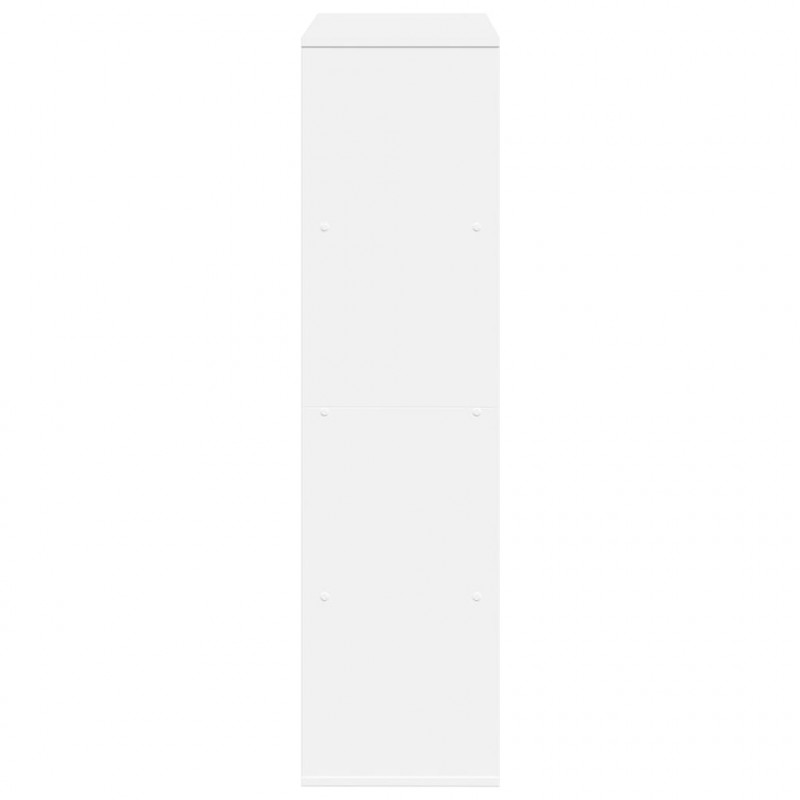 Regał, biały, 100x33x125,5 cm, materiał drewnopochodny