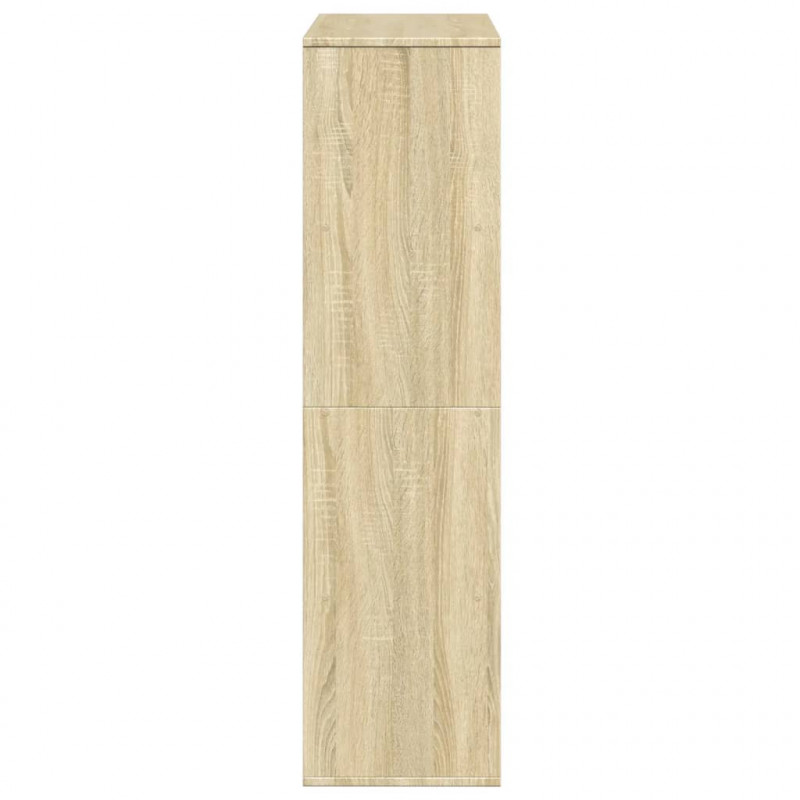 Regał, dąb sonoma, 100x33x125,5 cm, materiał drewnopochodny