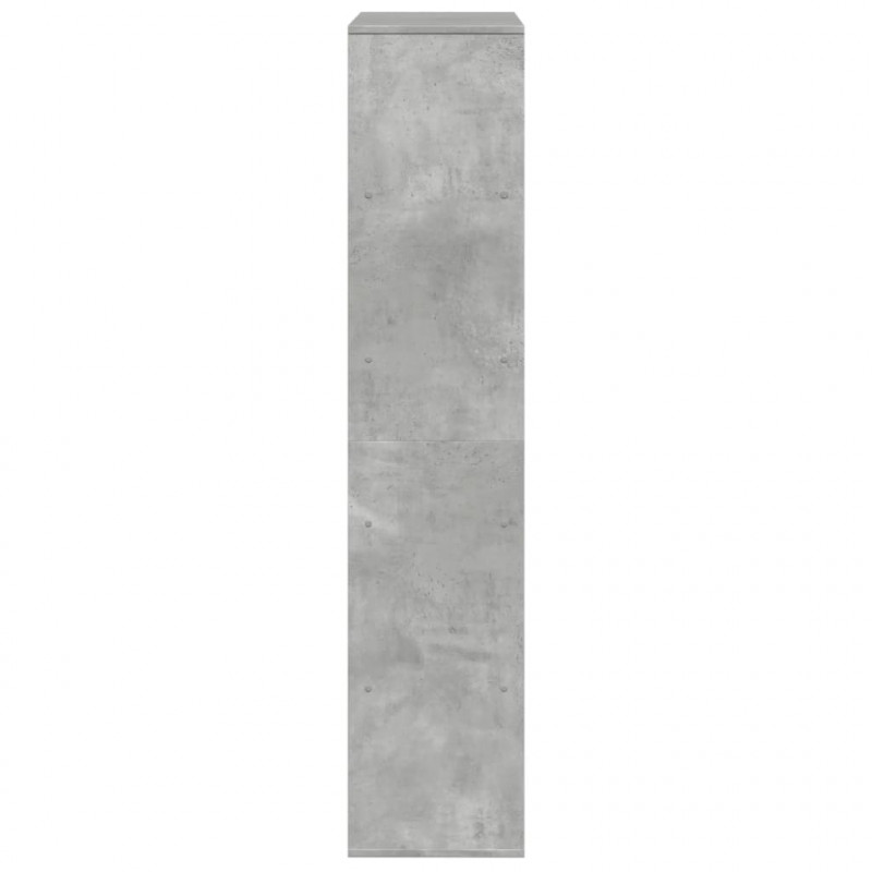 Regał/przegroda do pokoju, szarość betonu, 100x33x156,5 cm