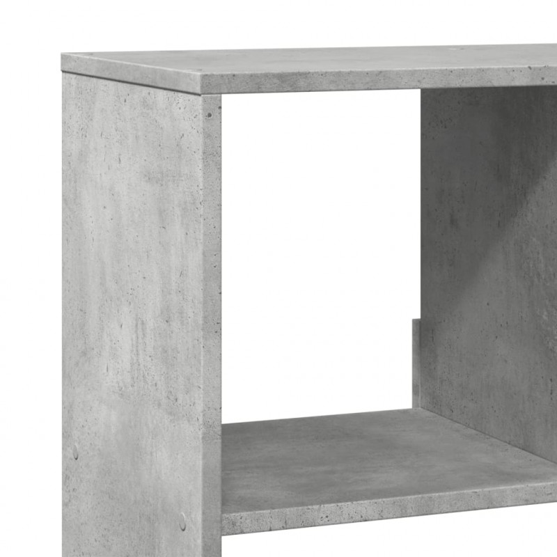 Regał/przegroda do pokoju, szarość betonu, 100x33x156,5 cm