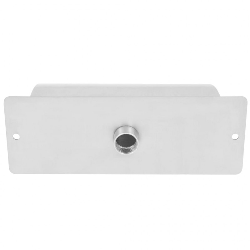 Fontanna do basenu, stal nierdzewna, 30 x 9 x 26 cm, srebrna