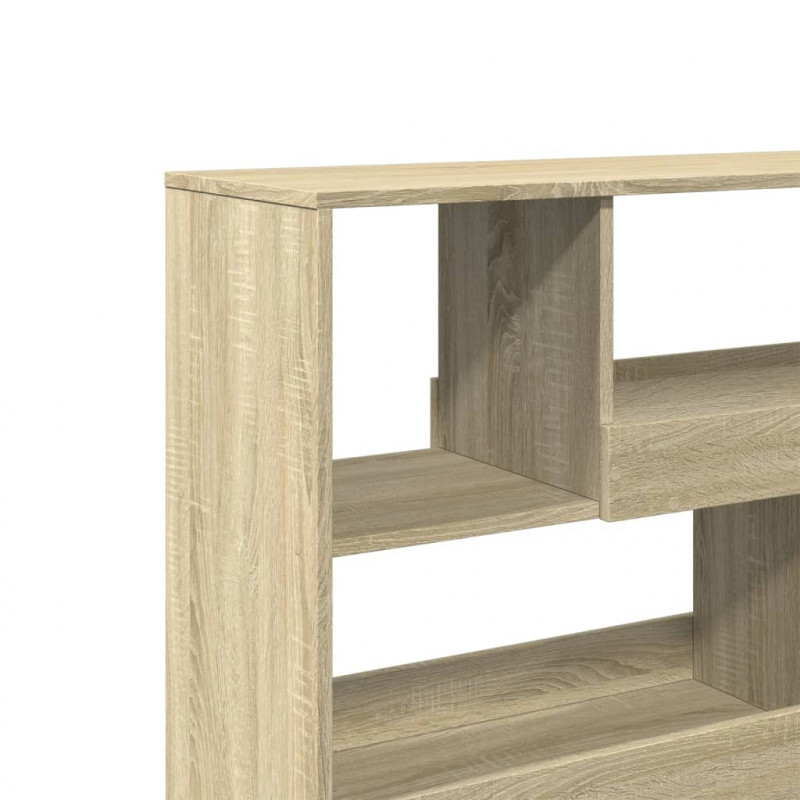 Regał, dąb sonoma, 100x33x94,5 cm, materiał drewnopochodny