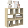 Regał/przegroda, dąb sonoma, 100x33x94,5 cm