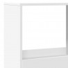 Regał/przegroda, biały, 100x33x175 cm, materiał drewnopochodny