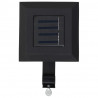 Kwadratowe lampy solarne na zewnątrz, 6 szt, LED, 12 cm, czarne