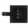 Kwadratowe lampy solarne na zewnątrz, 6 szt, LED, 12 cm, czarne