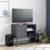 Szafka pod telewizor, różowa, 100,5x39x60,5 cm, stalowa