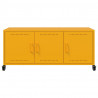 Szafka RTV, musztardowa, 100,5x39x43,5 cm, stal