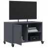 Szafka RTV, antracytowa, 68x39x43,5 cm, stal