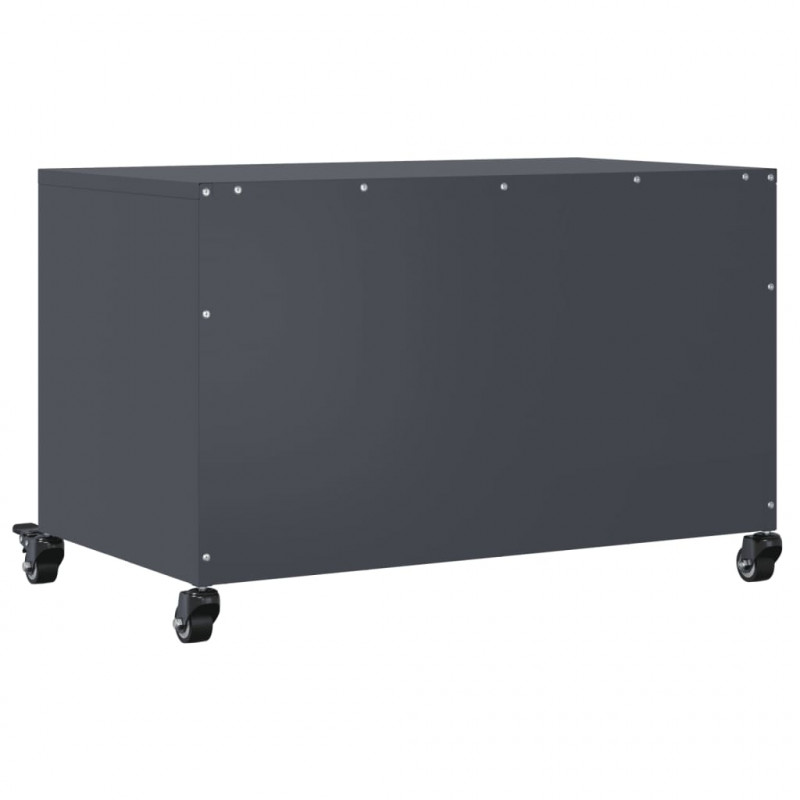Szafka RTV, antracytowa, 68x39x43,5 cm, stal