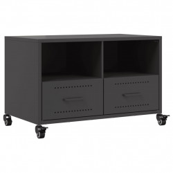 Szafka RTV, czarna, 68x39x43,5 cm, stal