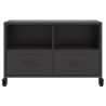 Szafka RTV, czarna, 68x39x43,5 cm, stal