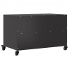 Szafka RTV, czarna, 68x39x43,5 cm, stal