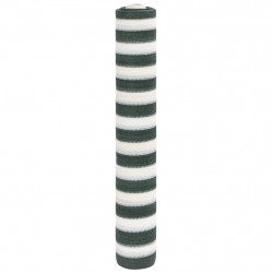 Siatka cieniująca, zielono-biała, 1,8x25 m, HDPE, 195 g/m²