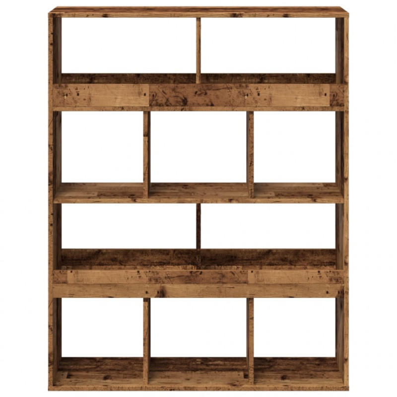 Regał, stare drewno, 100x33x125,5 cm, materiał drewnopochodny
