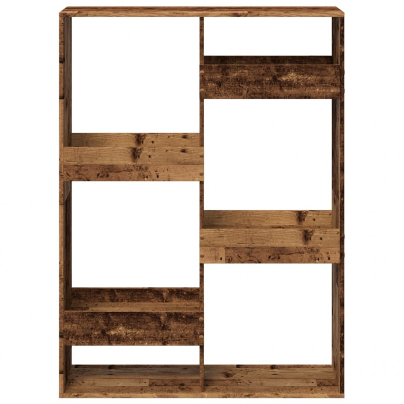 Regał, stare drewno, 100x33x135 cm, materiał drewnopochodny