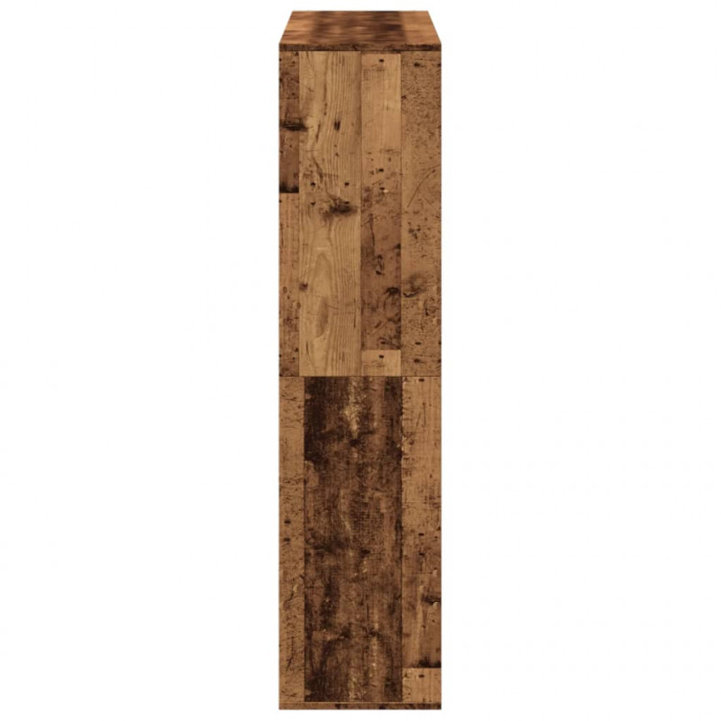 Regał, stare drewno, 100x33x135 cm, materiał drewnopochodny