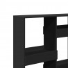 Regał, czarny, 100x33x135 cm, materiał drewnopochodny