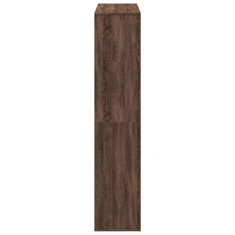 Regał, dąb brązowy, 100x33x156,5 cm, materiał drewnopochodny
