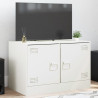 Szafka pod telewizor, biała, 67x39x44 cm, stalowa