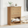 Szafka na buty Panama, 80x35x105 cm, lite drewno sosnowe
