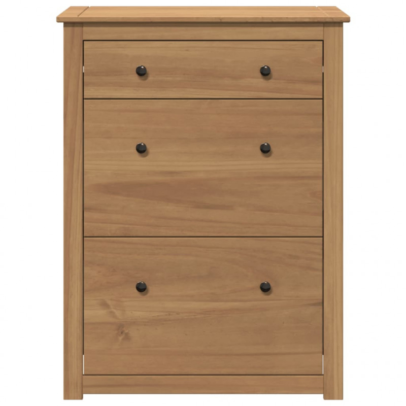 Szafka na buty Panama, 80x35x105 cm, lite drewno sosnowe