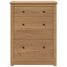 Szafka na buty Panama, 80x35x105 cm, lite drewno sosnowe