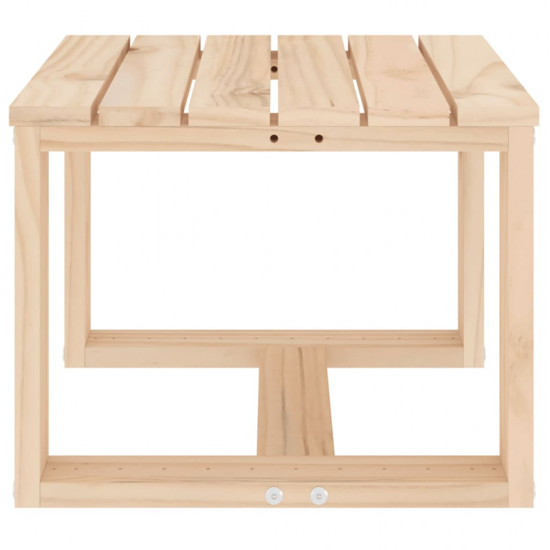 Stolik ogrodowy, 40x38x28,5 cm, lite drewno sosnowe