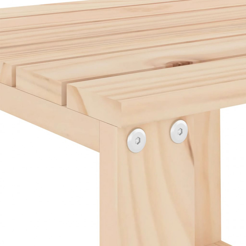Stolik ogrodowy, 40x38x28,5 cm, lite drewno sosnowe