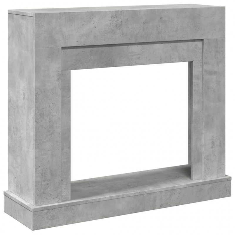 Obudowa kominka, szarość betonu, 100x30x87,5 cm