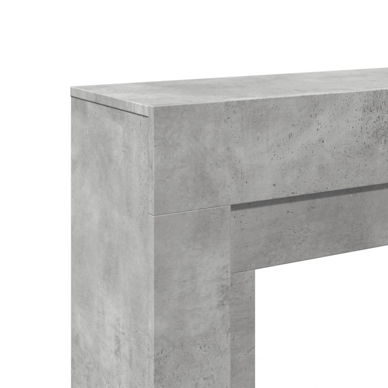 Obudowa kominka, szarość betonu, 100x30x87,5 cm