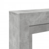 Obudowa kominka, szarość betonu, 100x30x87,5 cm