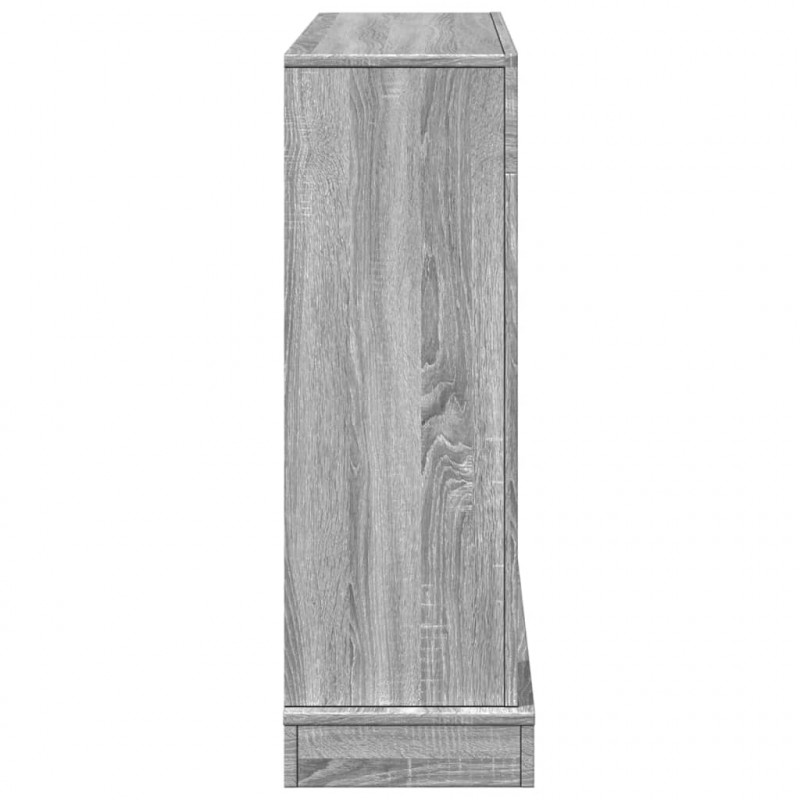 Obudowa kominka, szary dąb sonoma, 100x30x87,5 cm