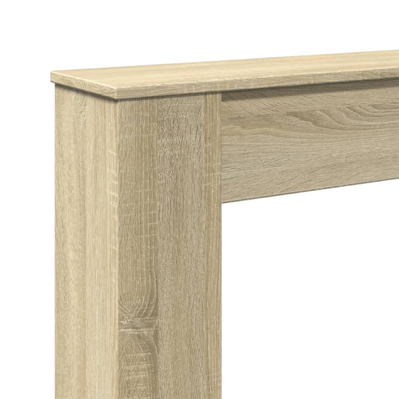 Obudowa kominka, dąb sonoma, 100x20x100 cm