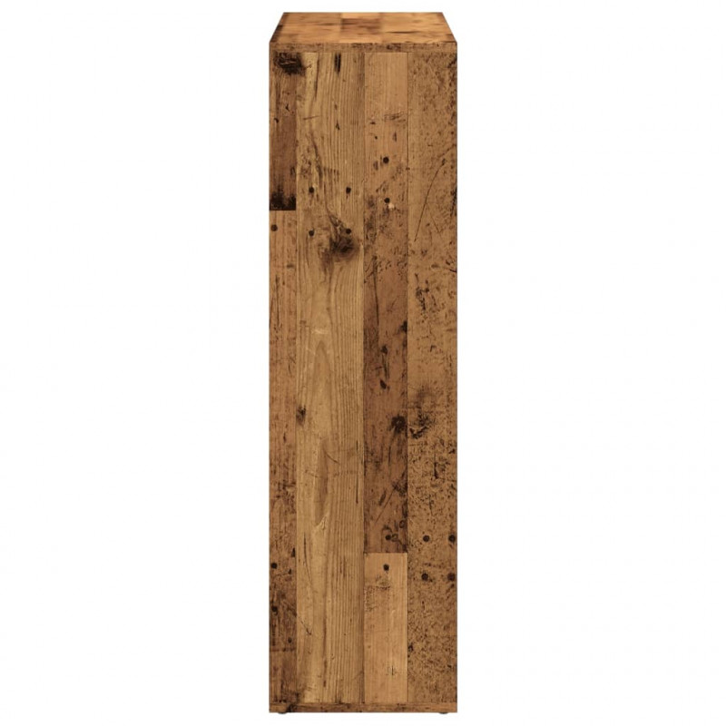 Regał przegroda, stare drewno, 102x29x103,5 cm