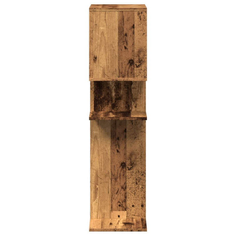 Regał przegroda, stare drewno, 92x29x112 cm